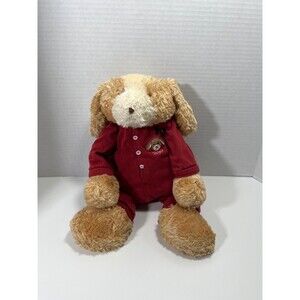 Bunnies By The Bay Plush Rattle Puppy Dog W/ Pajamas Soft Floppy Toy